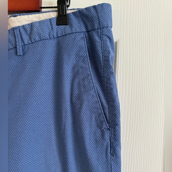 Massimo Dutti Soft Fabric Pants Slim Fit Mens Size 38 Blue - Picture 6 of 11